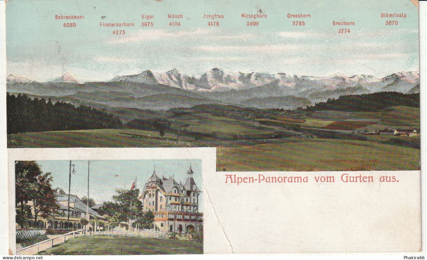 ALPEN PANORAMA VOM GURTEN AUS - Autres & Non Classés