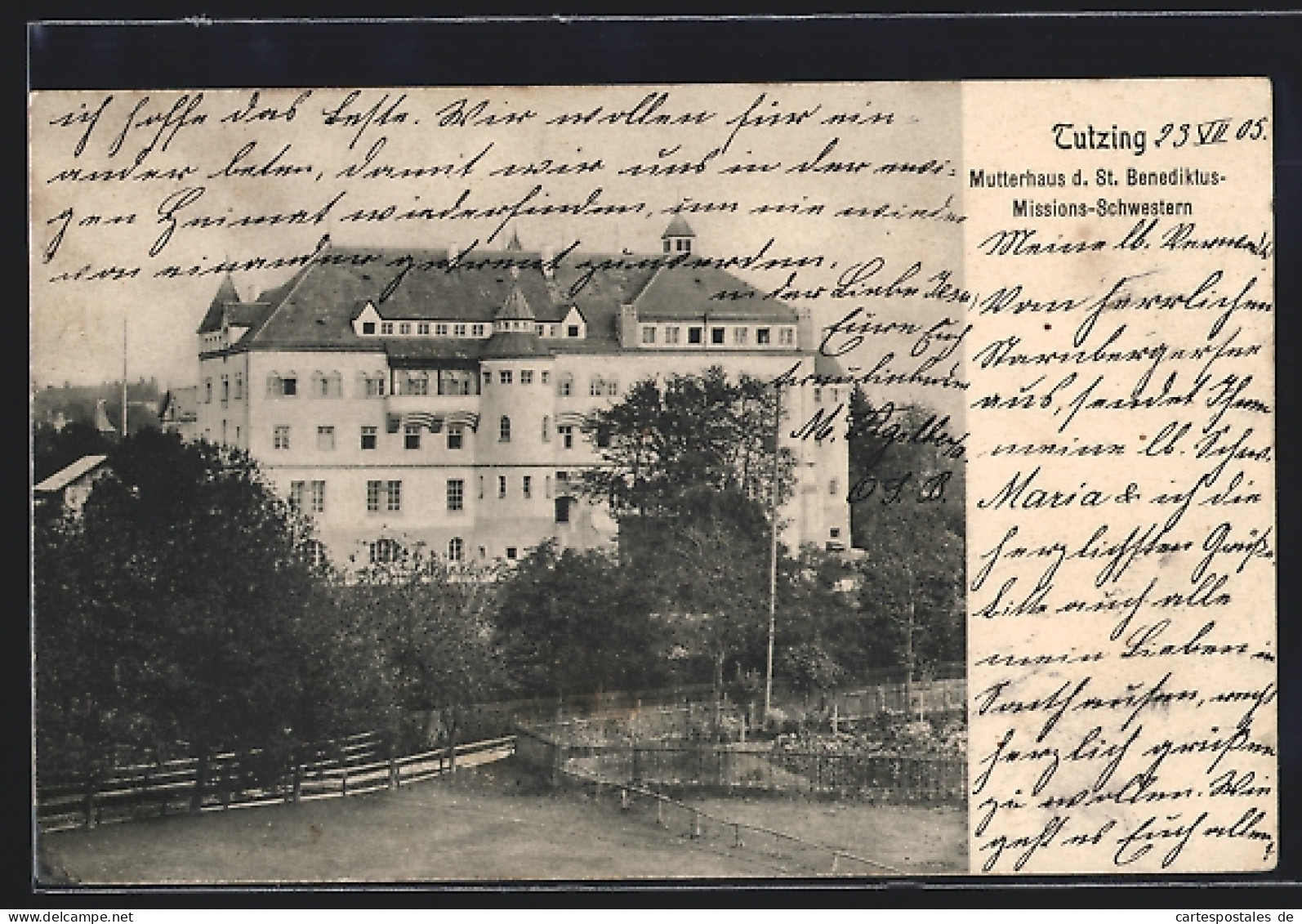 AK Tutzing, Mutterhaus Der St. Benediktus-Missions-Schwestern  - Tutzing