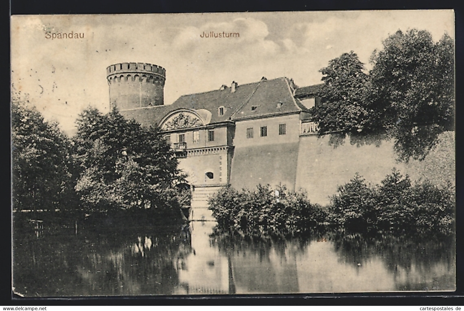 AK Berlin-Spandau, Juliusturm Am Wasser  - Spandau