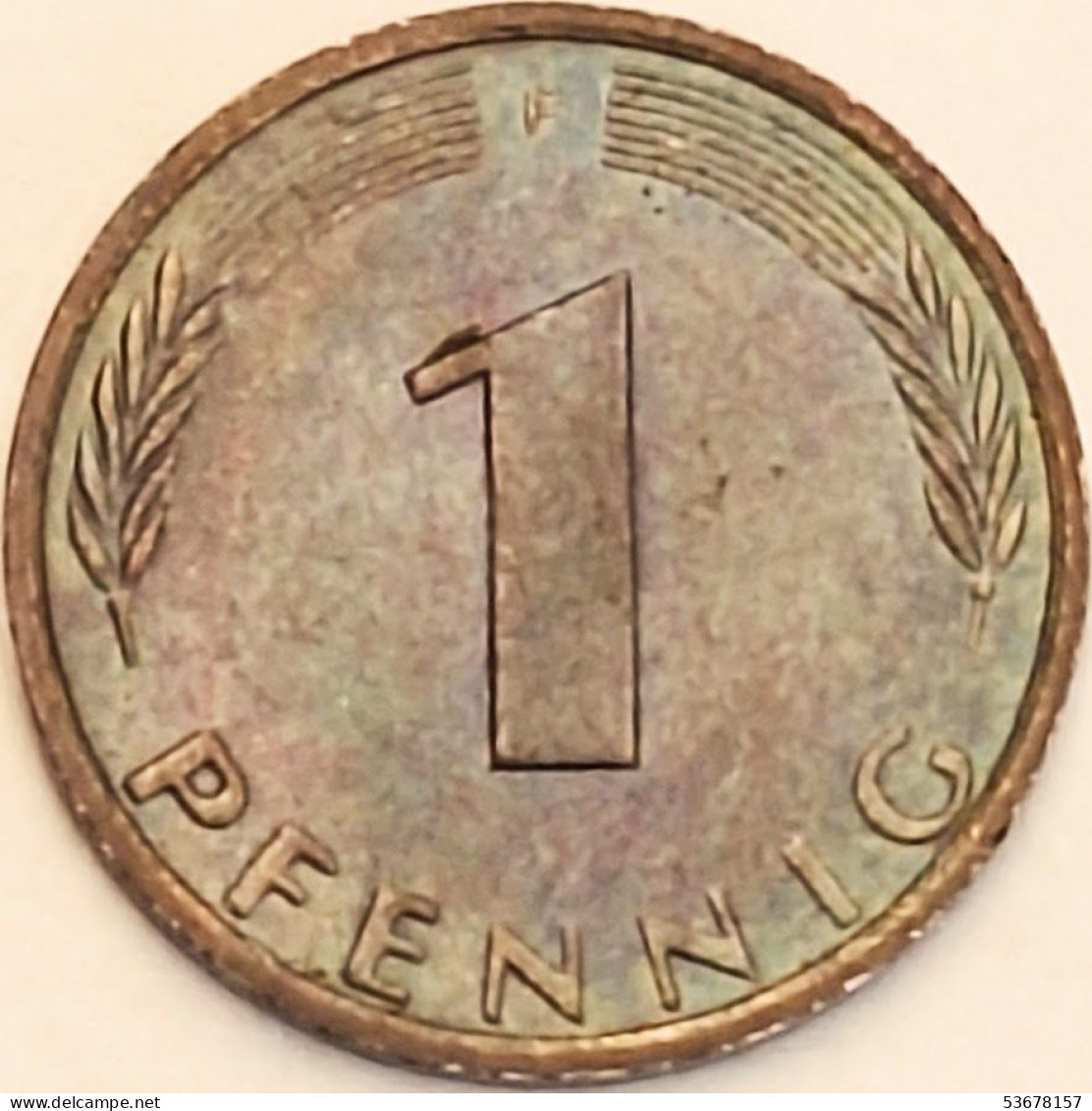 Germany Federal Republic - Pfennig 1975 F, KM# 105 (#4468) - 1 Pfennig