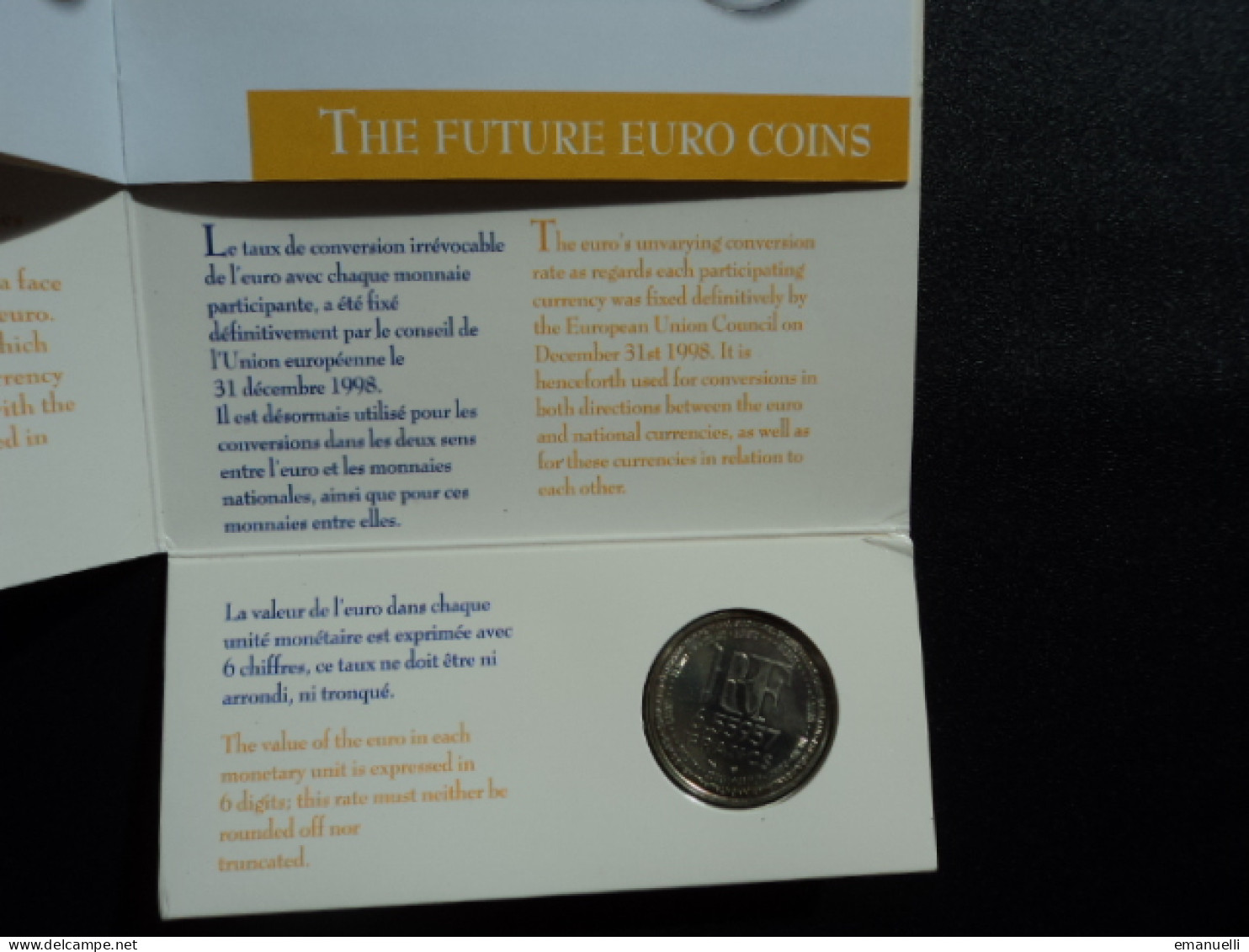 EUROPA : La Pièce Symbole De La Parité De L'euro  * - Conmemorativos