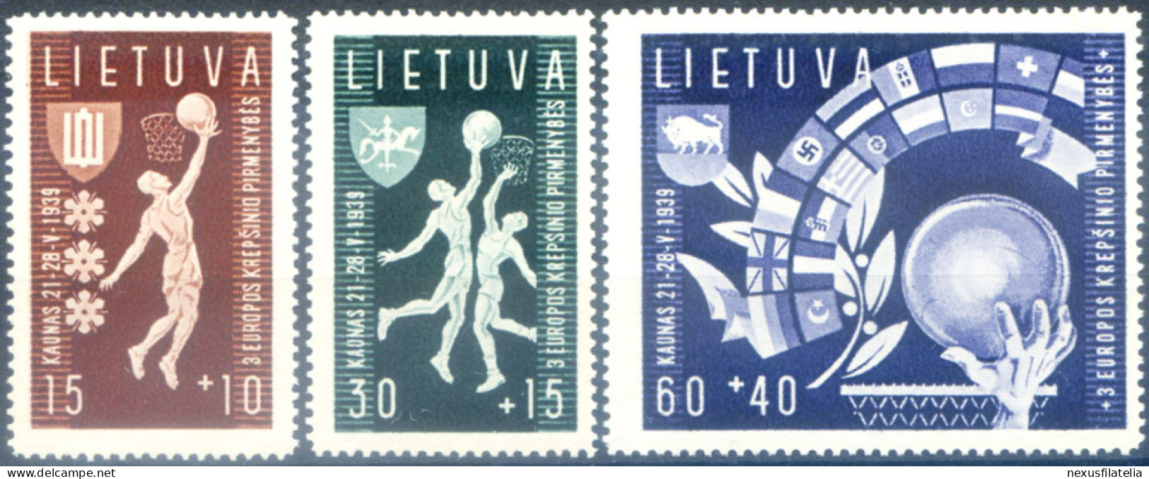 Sport. Pallacanestro 1939. - Litauen