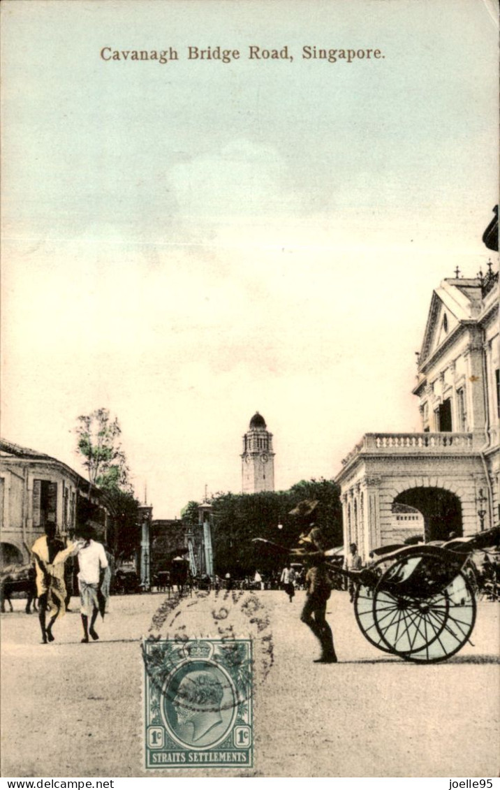 Singapore - Cavanagh Bridge Road - 1908 - Singapour