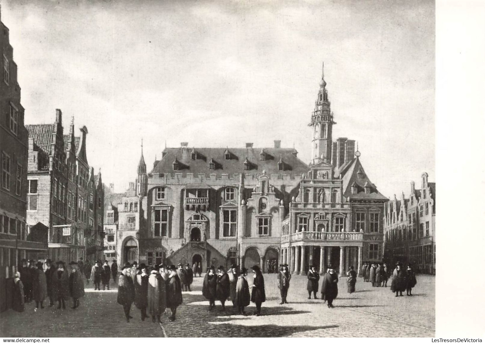 PAYS-BAS - Frans Halsmuseum - Haarlem - G A Berckheyde - Grote Markt Te Haarlem - Animé - Carte Postale - Haarlem