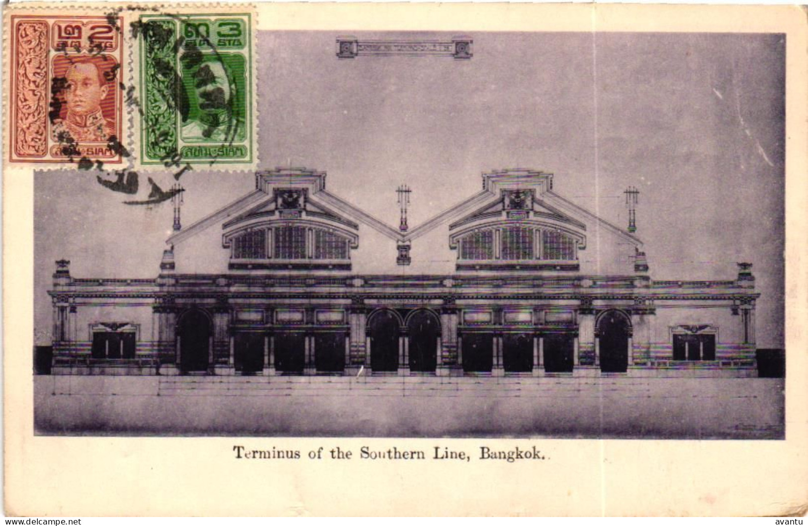 THAILAND / BANGKOK / STATION / TERMINUS OF THE SOUTHERN LINE  1910 - Tailandia