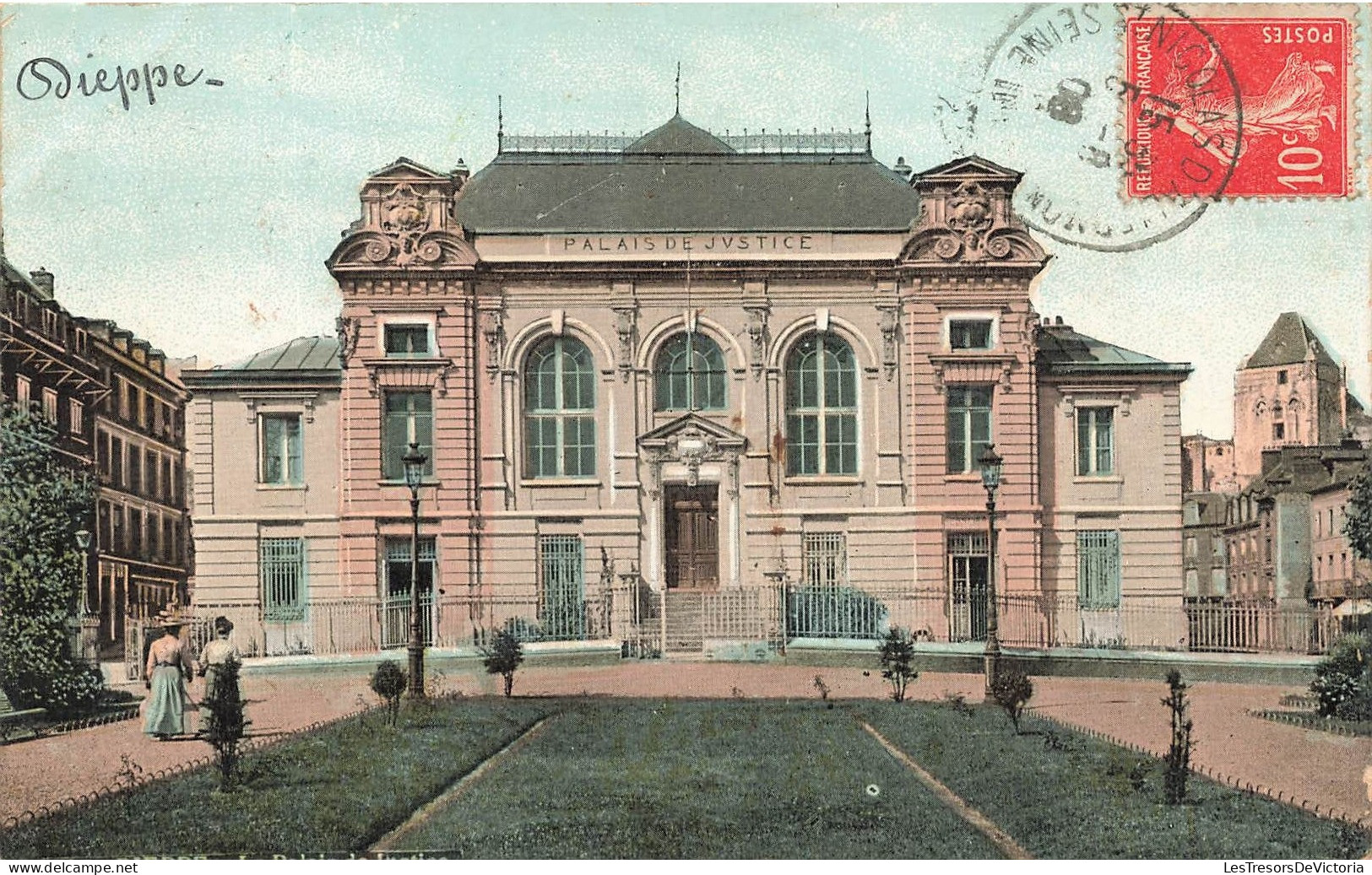FRANCE - Dieppe - Palais De Justice - Carte Postale Ancienne - Dieppe