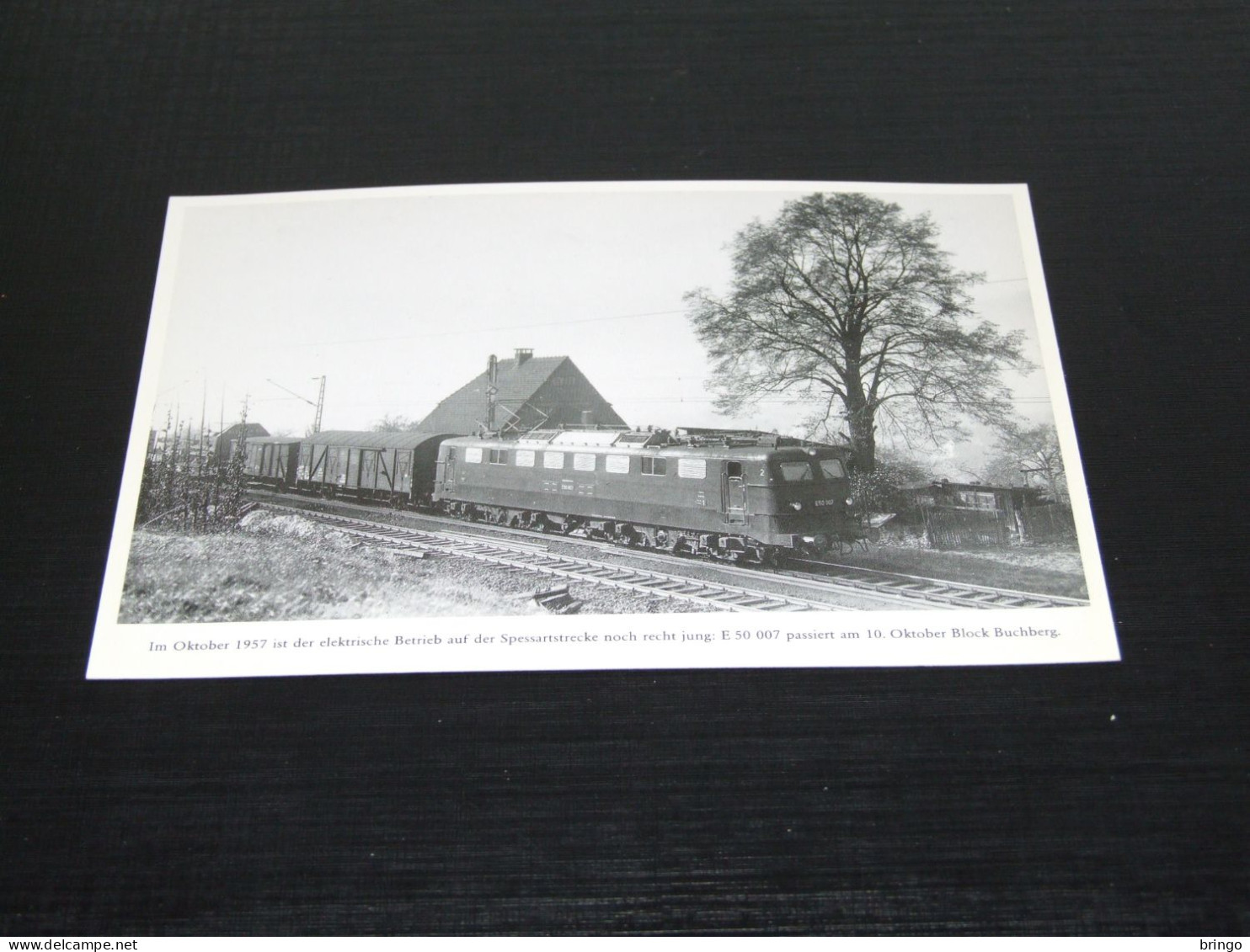 75344-             BLOCK BUCHBERG  - 1957  / TREIN / TRAIN / ZUG / TREN /  TRAM - Treinen