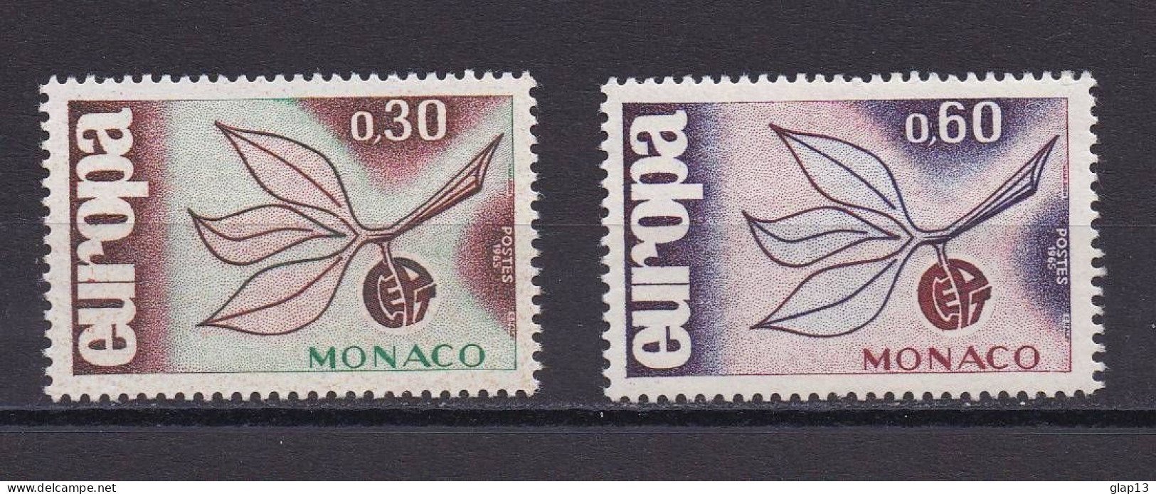 MONACO 1965 TIMBRE N°675/76 NEUF** EUROPA - Unused Stamps