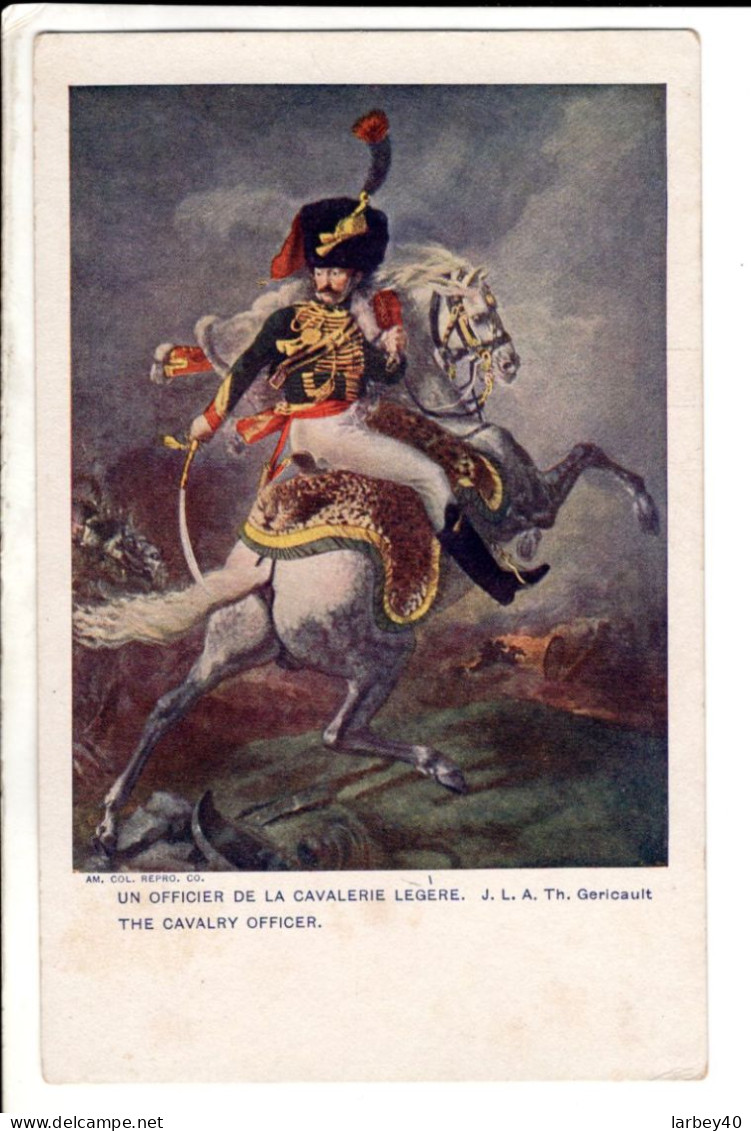 Gericault Officier De Cavalerie Legere - Cartes Postales Ancienne - Schilderijen