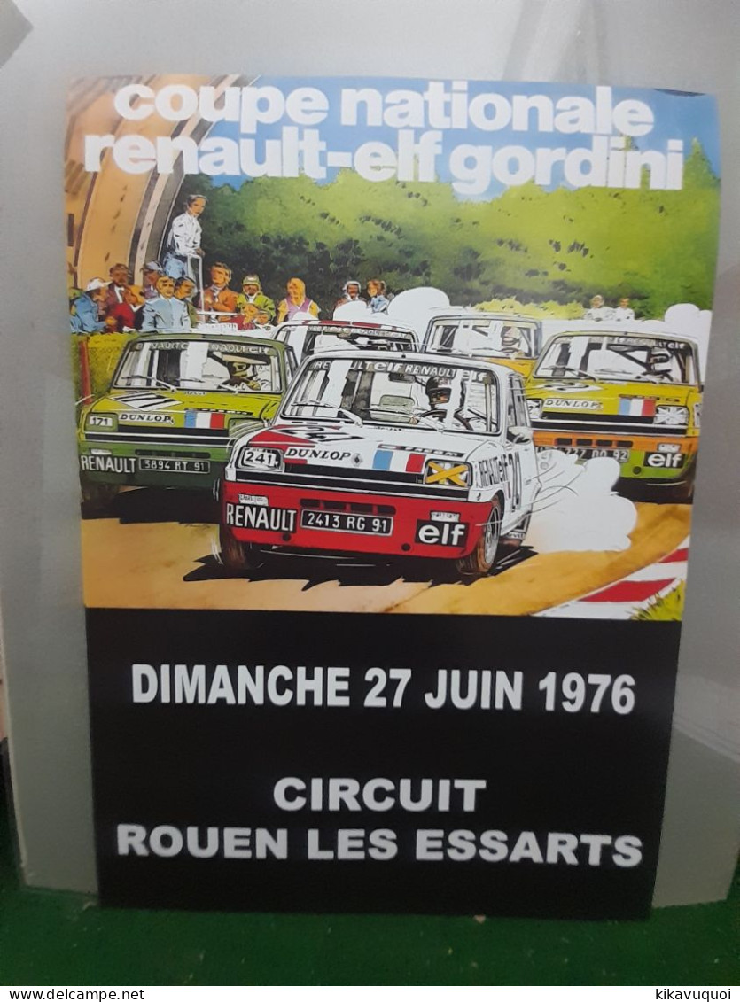 RENAULT 5 COUPE ROUEN - AFFICHE POSTER - Coches