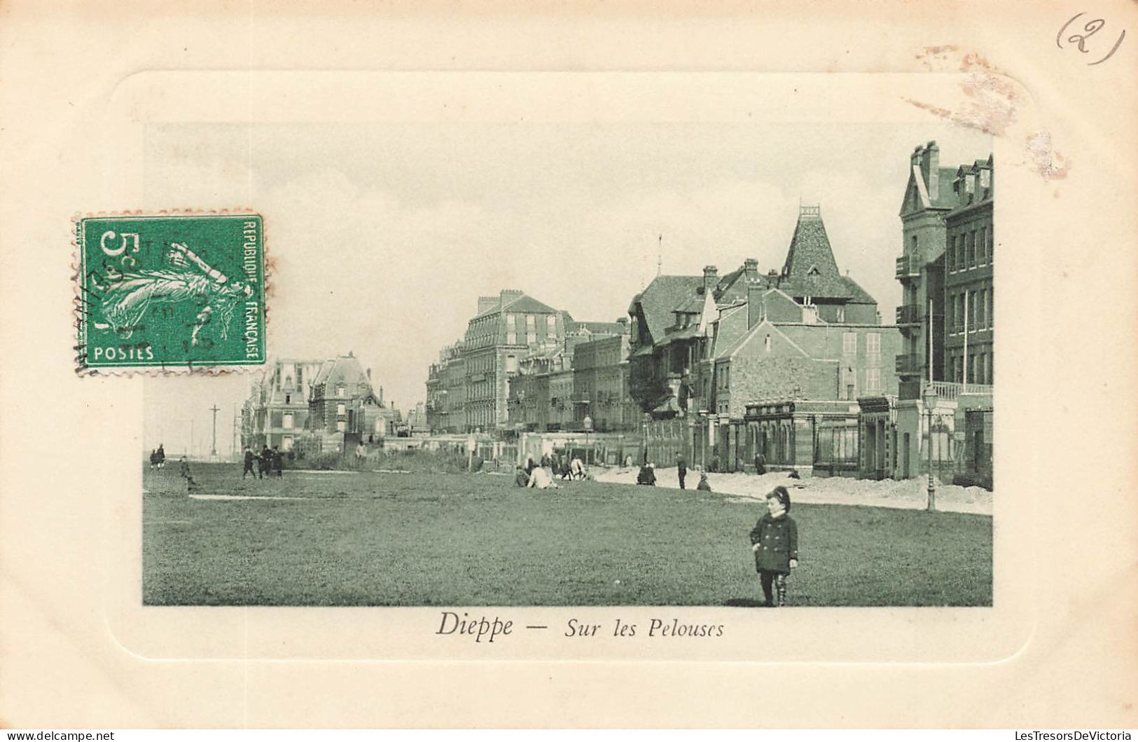 FRANCE - Dieppe - Sur Les Pelouses - Carte Postale Ancienne - Dieppe