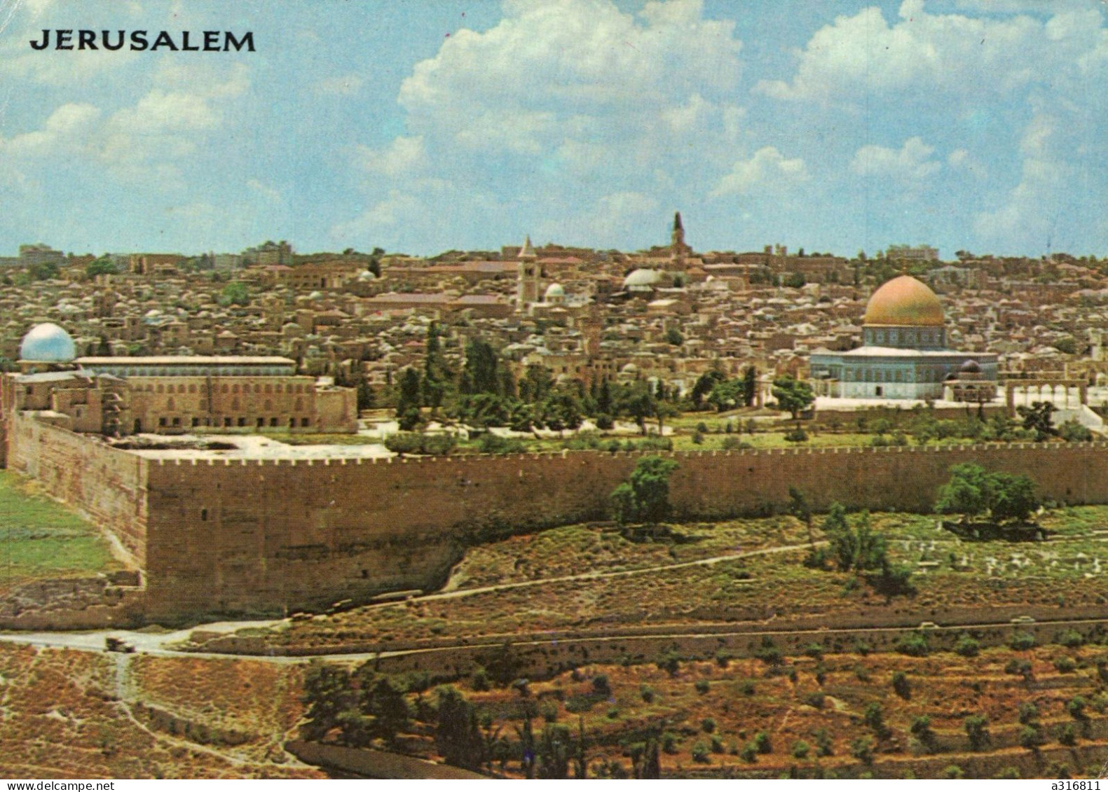 Jerusalem Vue Du Mont Des Oliviers - Israel