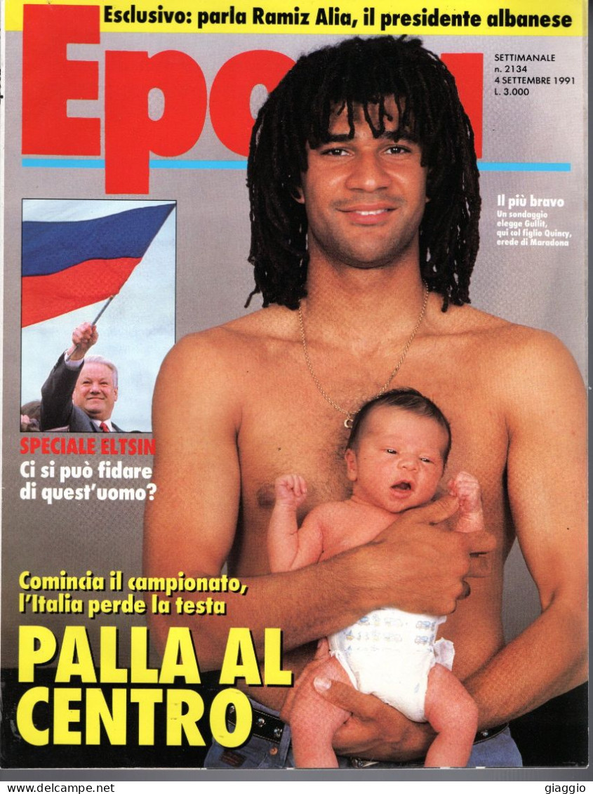 °°° RIVISTA EPOCA N° 2134 DEL 4 SETTEMBRE 1991 °°° - Altri & Non Classificati