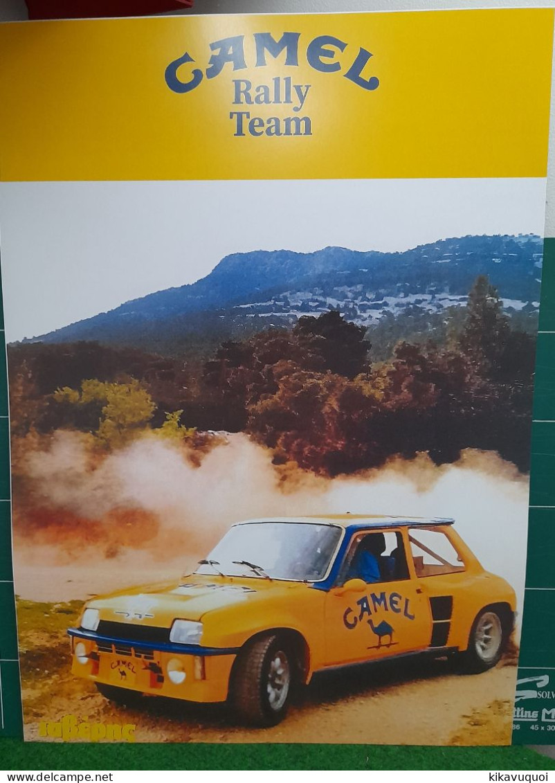 RENAULT 5 TURBO CAMEL - AFFICHE POSTER - Coches