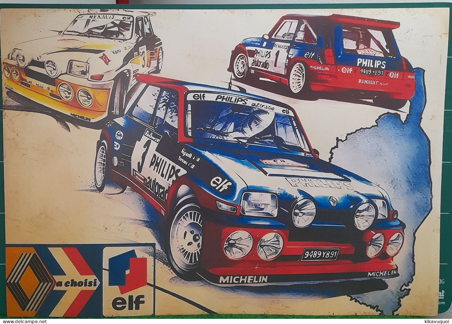 RENAULT 5 TURBO CORSE - AFFICHE POSTER - KFZ