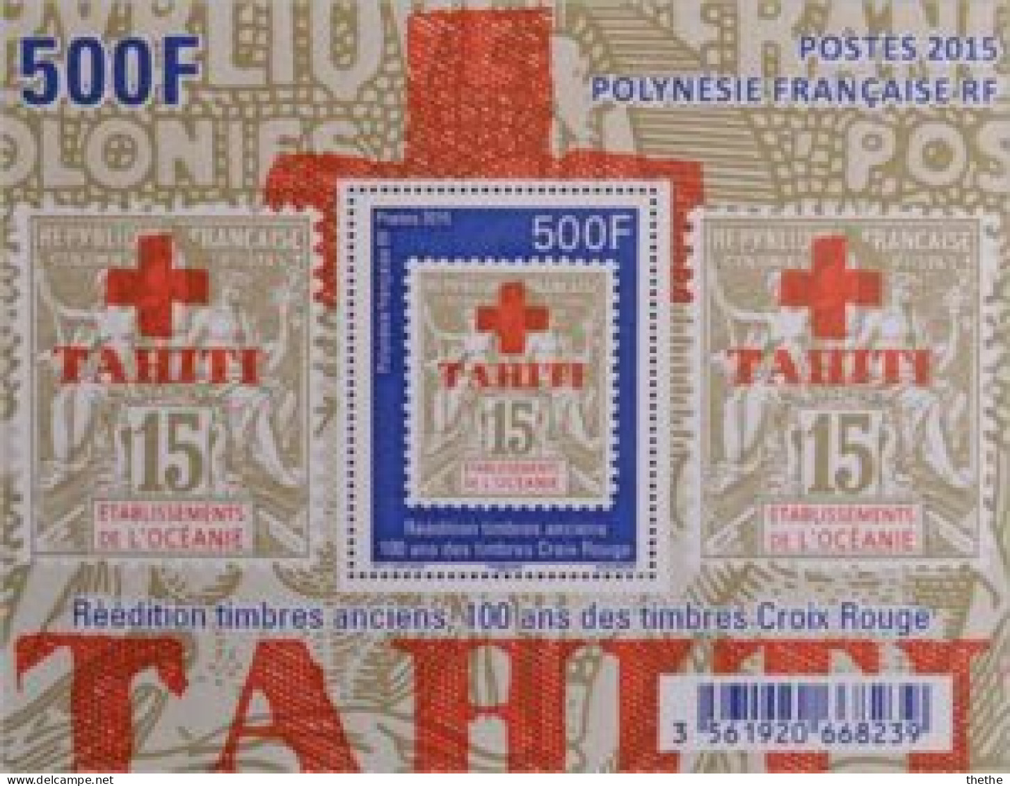 POLYNESIE FRANCAISE -  Centenaire Du Timbre De La Croix-Rouge - Unused Stamps