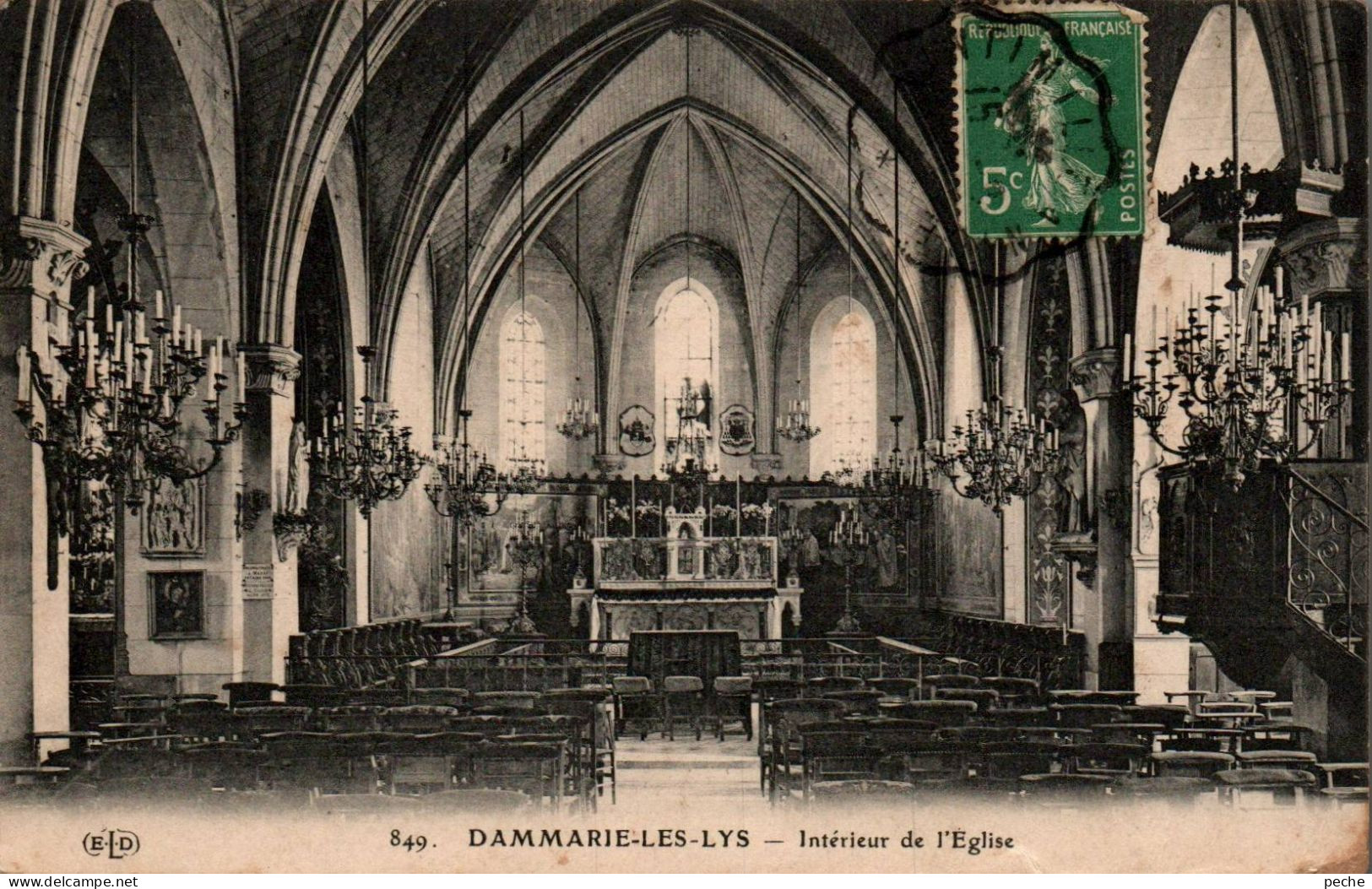 N°1700 W -cpa Dammarie Les Lys -intérieur De L'église- - Dammarie Les Lys