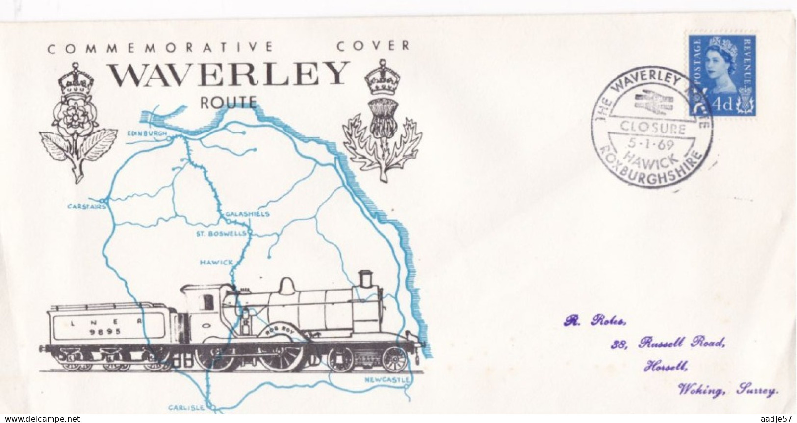 GB Engeland 1969 Weverley Route - Trains