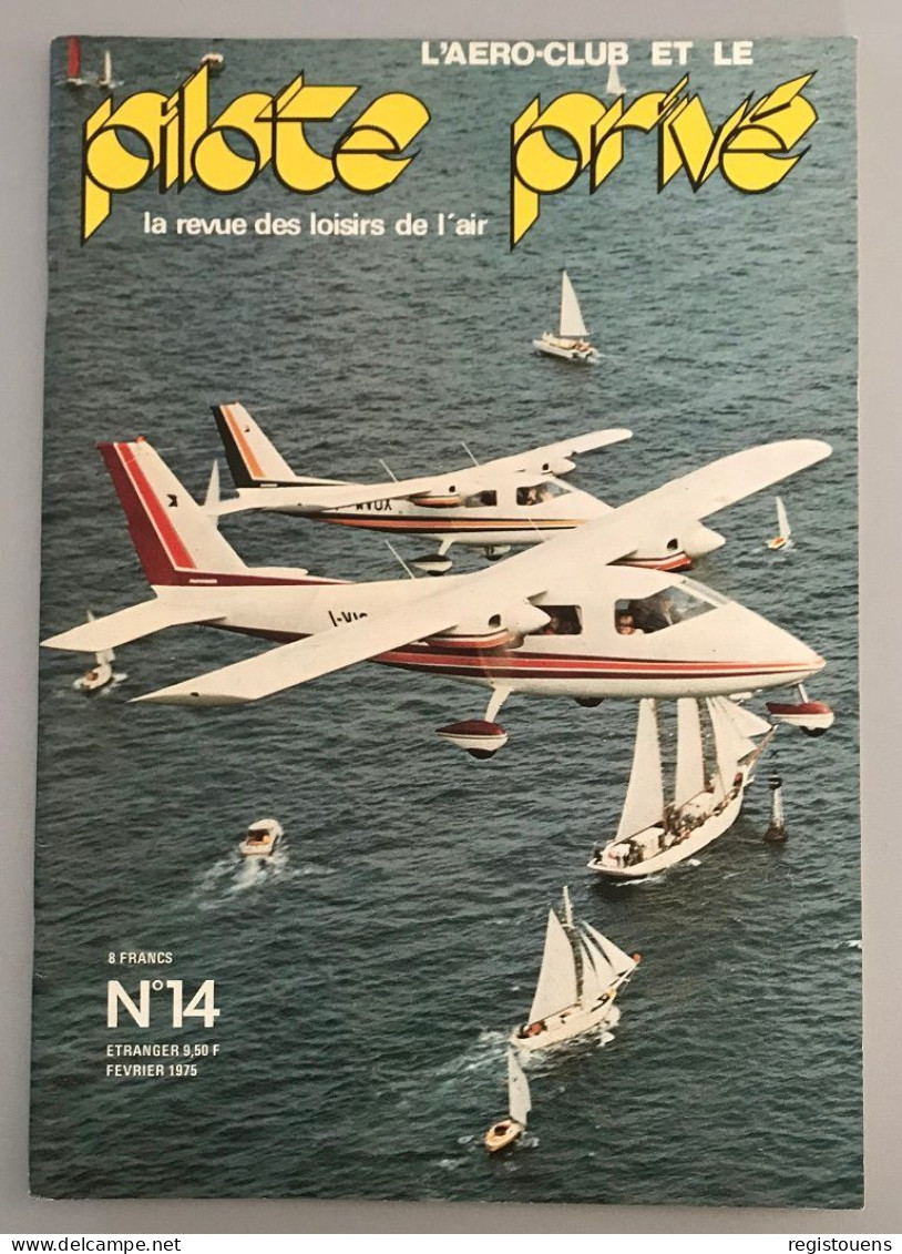 L'aéro-Club Et Le Pilote Privé N° 14 - Aviazione