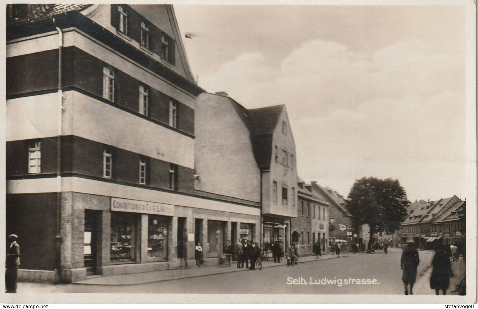 Selb  Gel. Gesch. 30er Jahre, Ludwigstraße - Selb