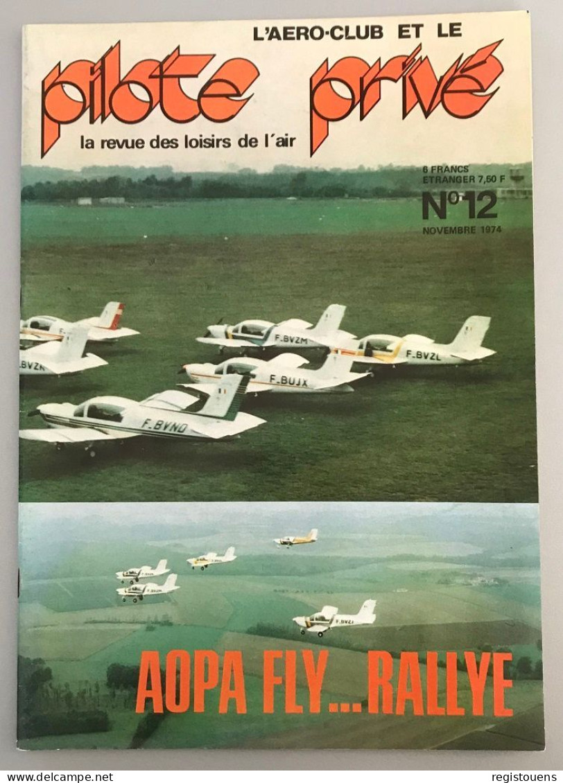L'aéro-Club Et Le Pilote Privé N° 12 - Luchtvaart