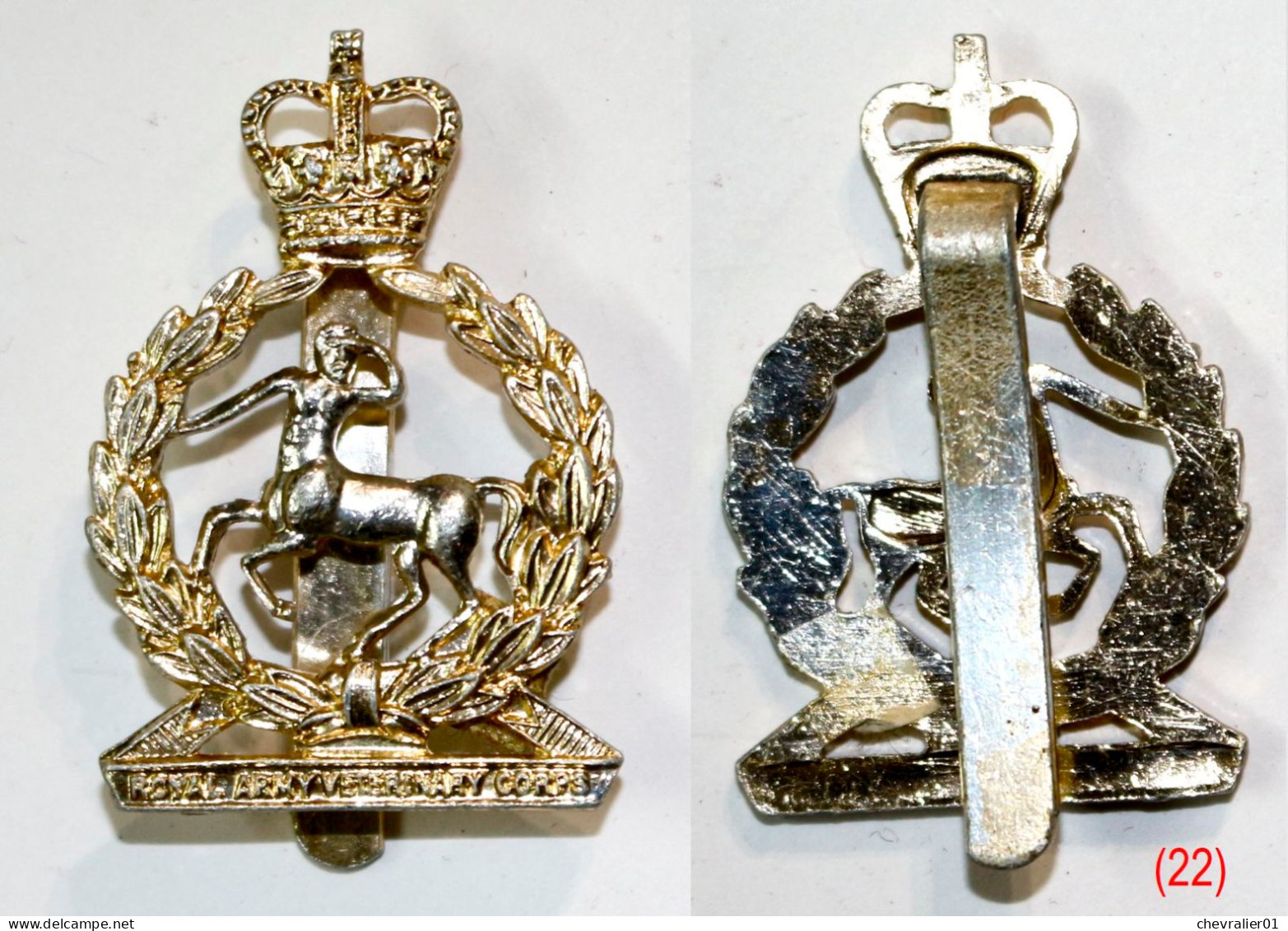 22 Insignes de béret de l’armée anglaise – cap badge