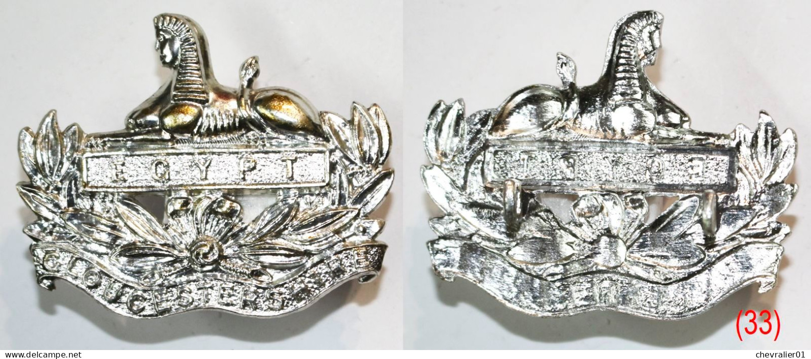 22 Insignes de béret de l’armée anglaise – cap badge