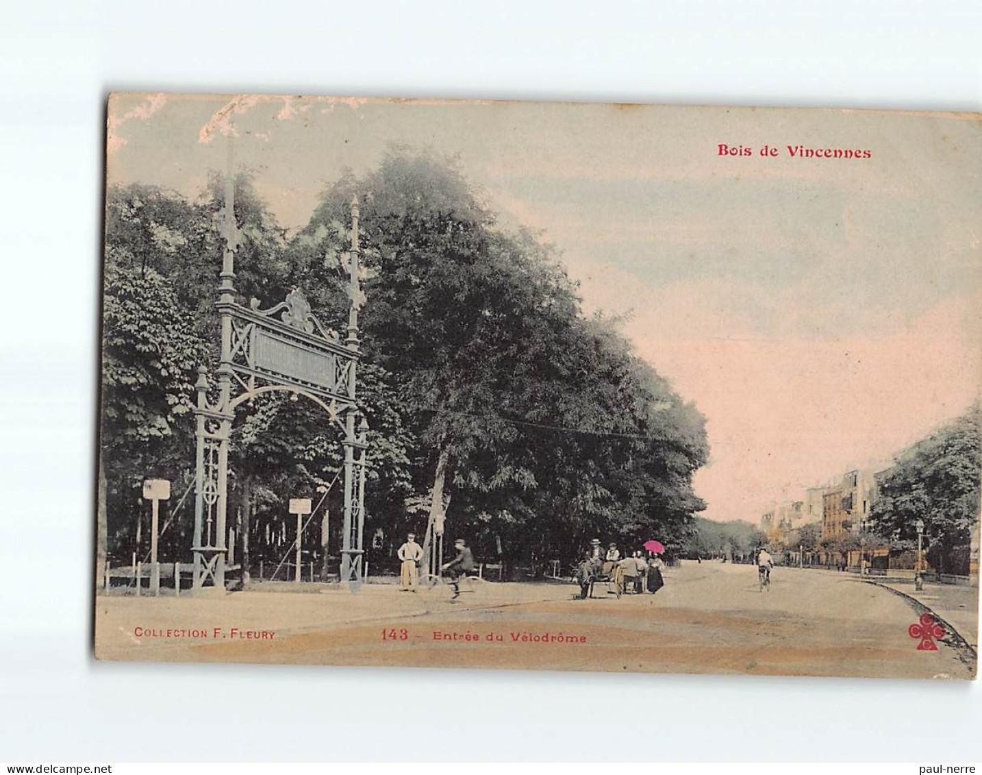 Bois De VINCENNES : Entrée Du Vélodrome - état - Vincennes