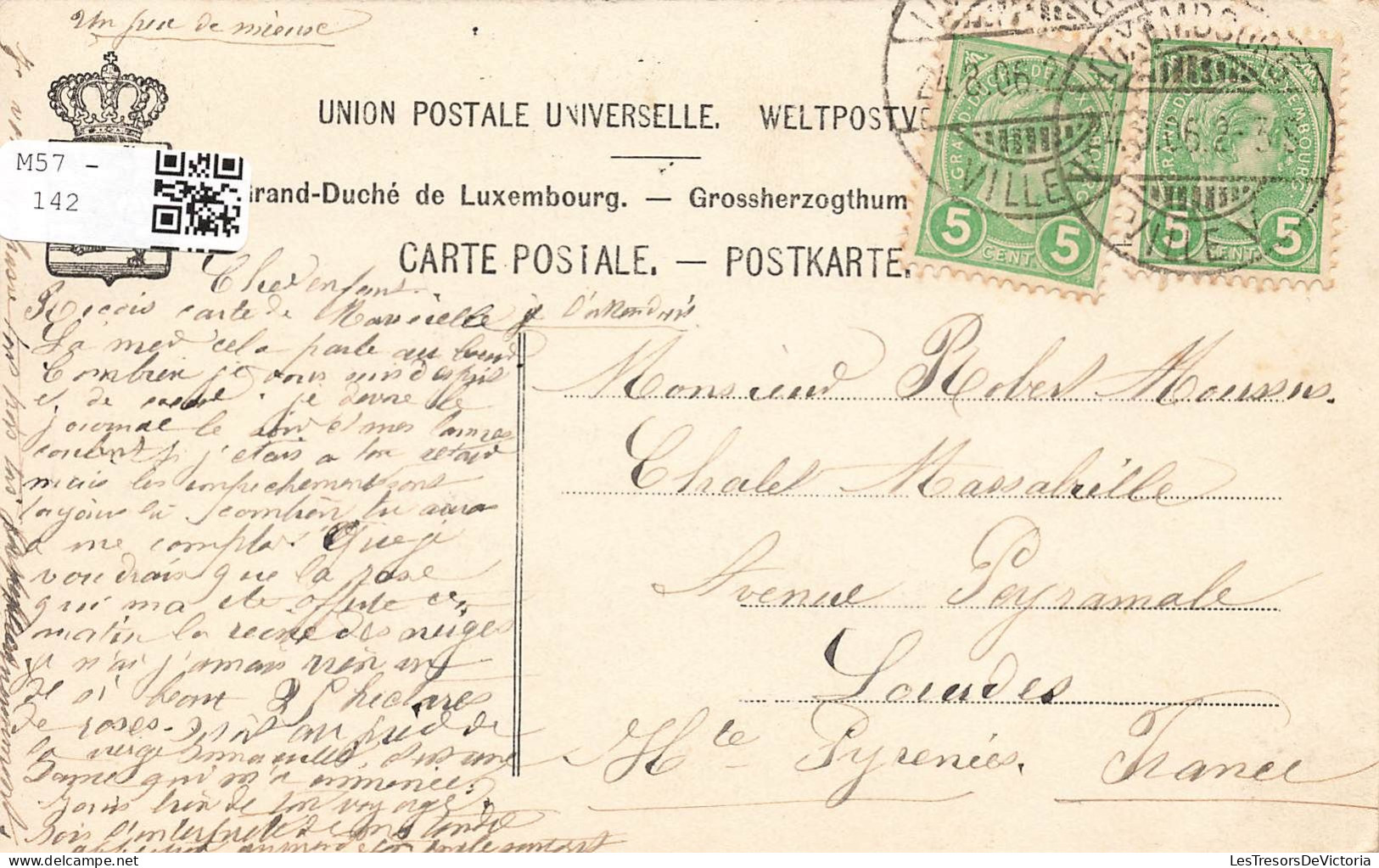 LUXEMBOURG - Notre Dame De Luxembourg - Carte Postale Ancienne - Luxemburg - Town