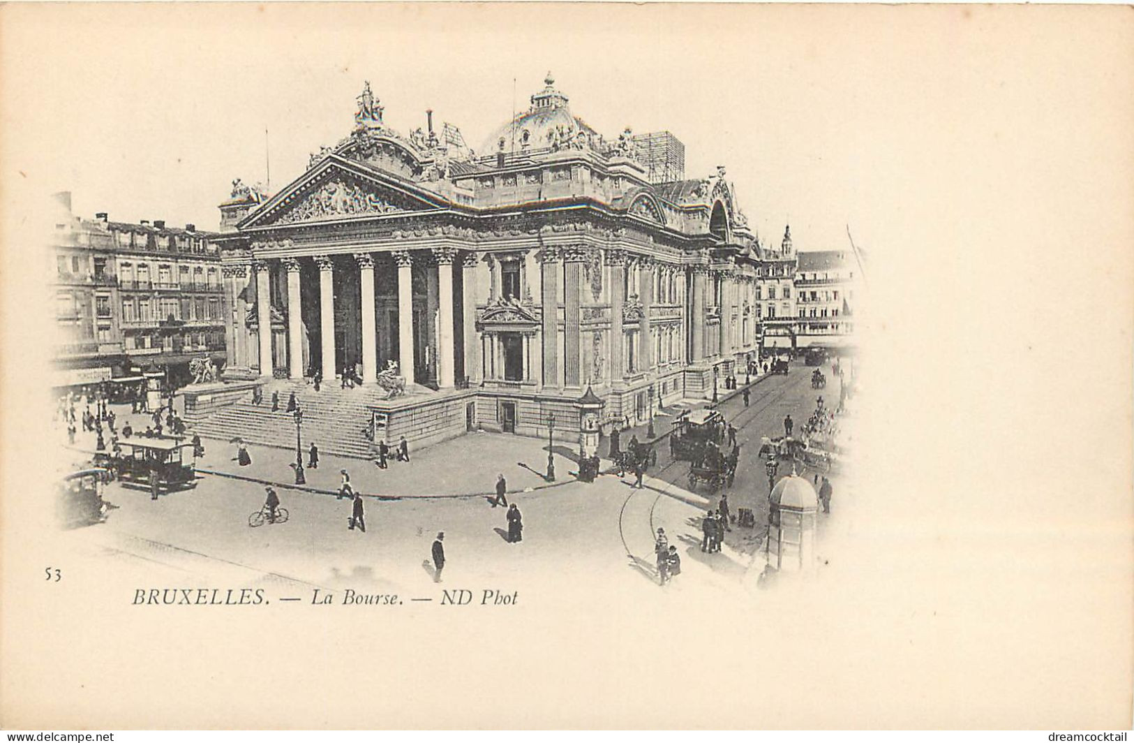 Superbe Lot De 9 Cpa BRUXELLES Vers 1900 Anspach, Porte Hal, Congrès, Bourse, Cathédrale, Palais Roi, Hôtel De Ville - Sets And Collections