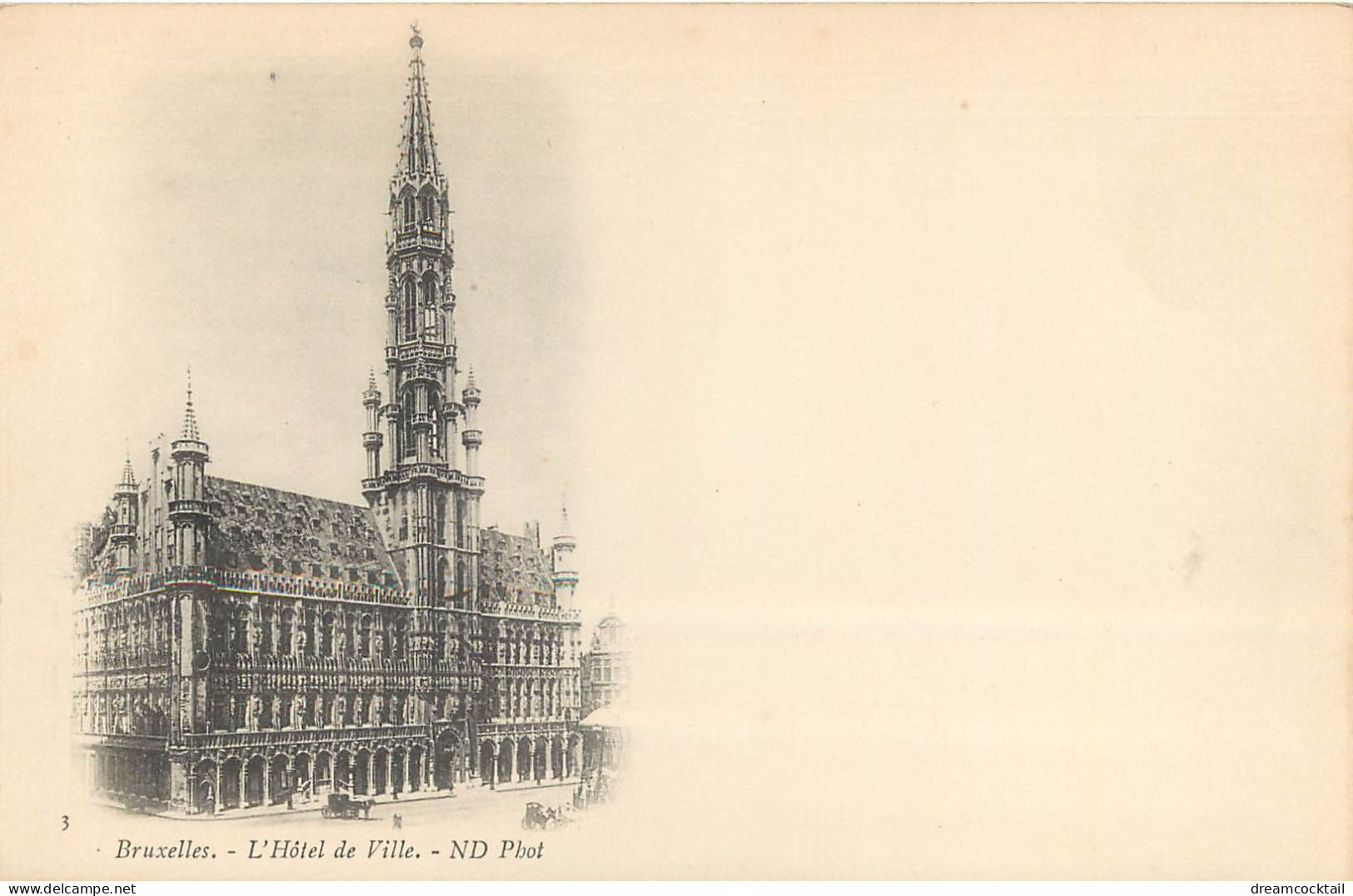 Superbe lot de 9 cpa BRUXELLES vers 1900 Anspach, Porte Hal, Congrès, Bourse, Cathédrale, Palais Roi, Hôtel de Ville
