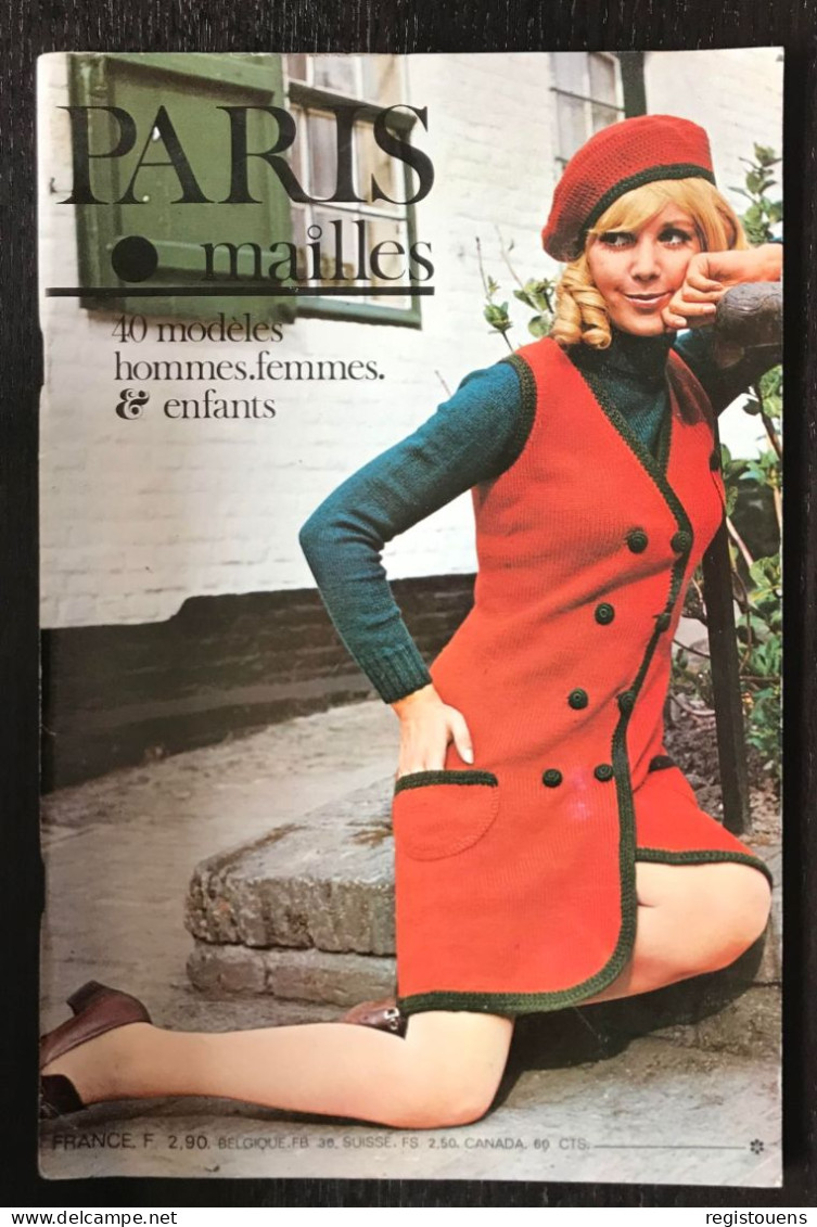 Revue Paris Mailles 40 Modèles Hommes.Femmes & Enfants - Lifestyle & Mode