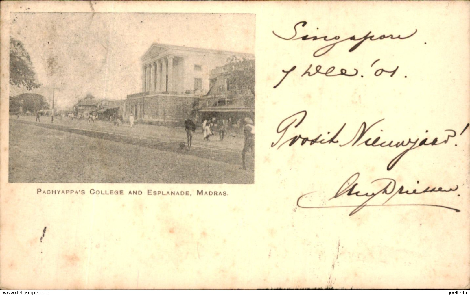 India - Madras - Chennai  - Singapore - Pachyappa's College - 1901 - India