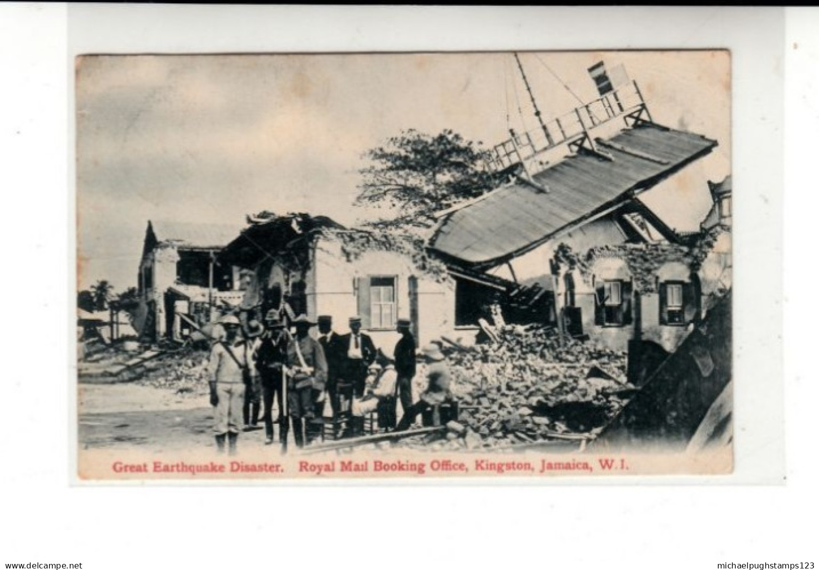 Jamaica / 1907 Earthquake Postcards / Royal Mail Steamship Company - Jamaique (1962-...)