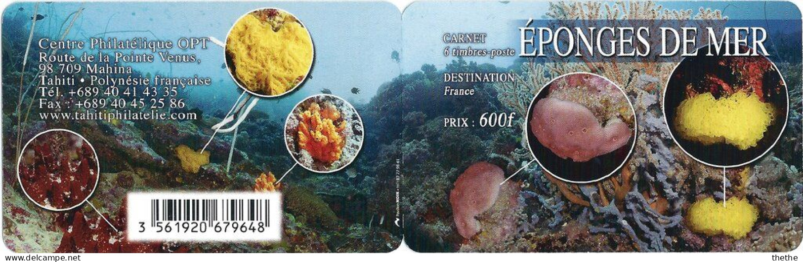 POLYNESIE FRANCAISE -   Éponges De Mer - Unused Stamps