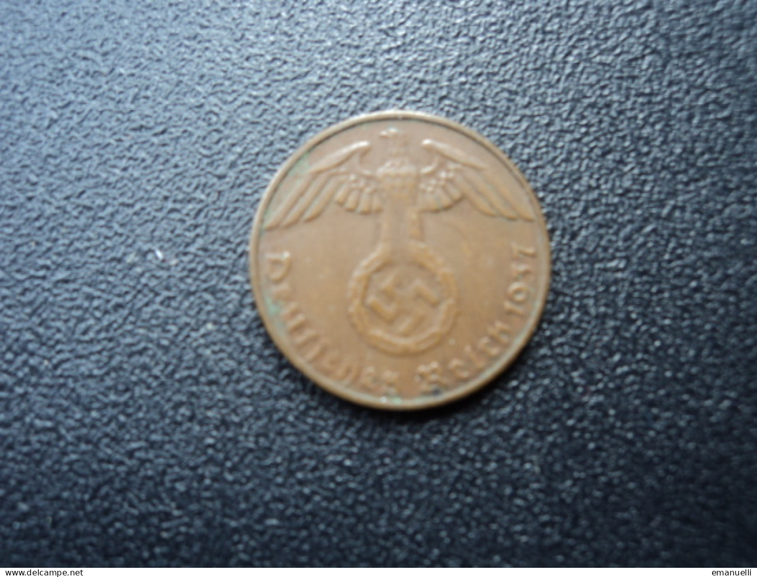 ALLEMAGNE * : 1 REICHSPFENNIG    1937 D     KM 39      TTB - 1 Reichspfennig
