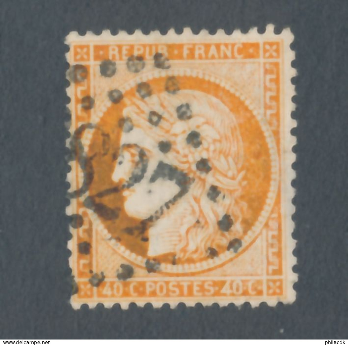 FRANCE - N° 38 OBLITERE - COTE : 12€ - 1870 - 1870 Assedio Di Parigi