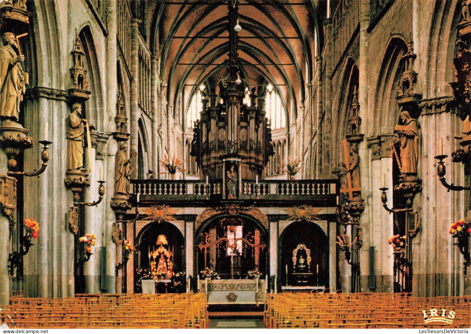 BEGLIQUE - Brugge - O L Vrouw Kerk - Vue Sur L'église Notre Dame - De L'intérieure - Carte Postale - Brugge