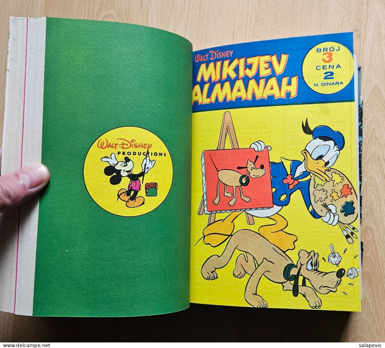 MIKIJEV ALMANAH, Zabavnik  Numbers Bound 1 - 6, Vintage Comic Book Yugoslavia Yugoslavian Mickey Mouse Disney Comics - Stripverhalen & Mangas (andere Talen)
