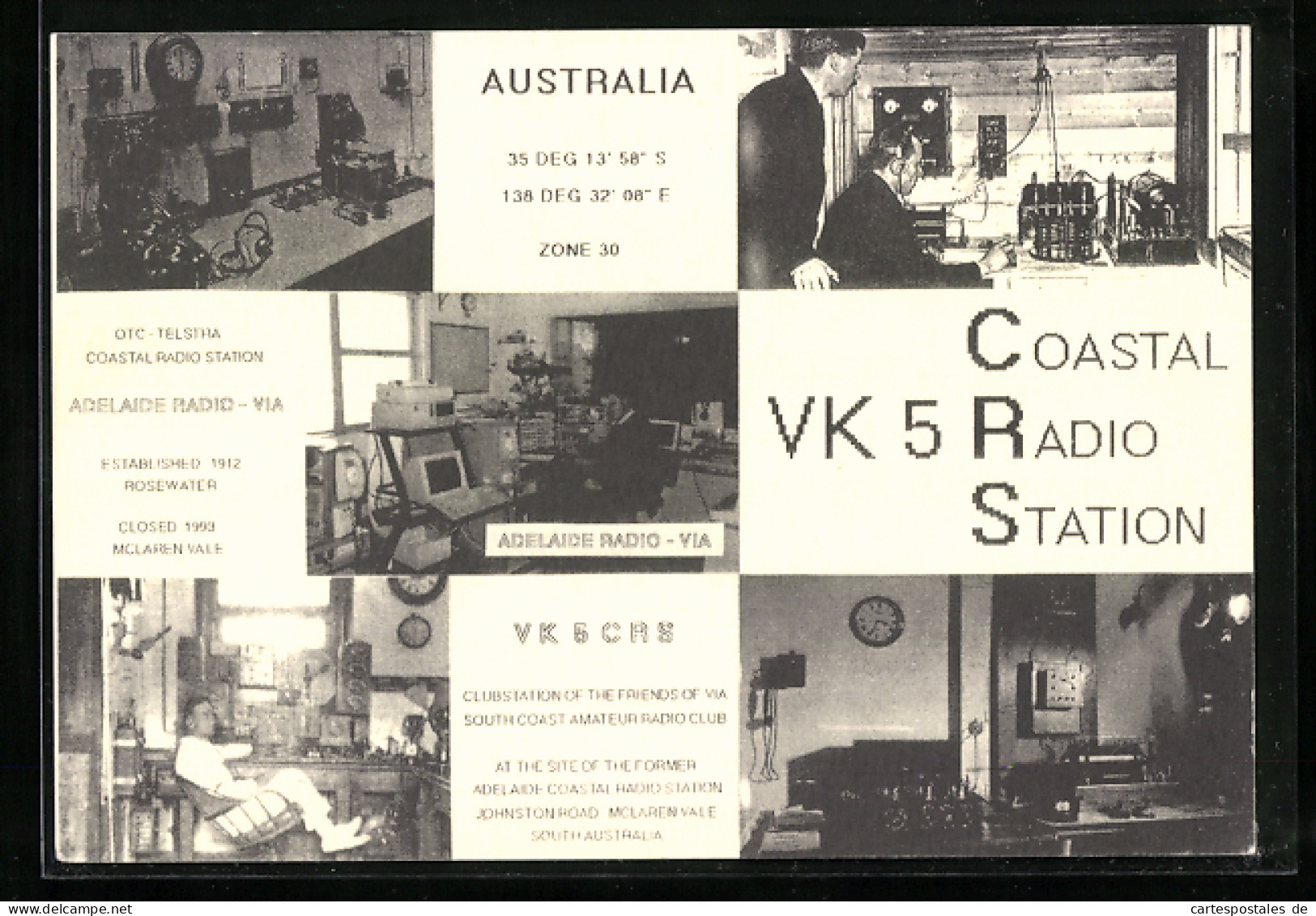 AK Coastal Radio Station VK 5, Australisches Radio  - Other & Unclassified