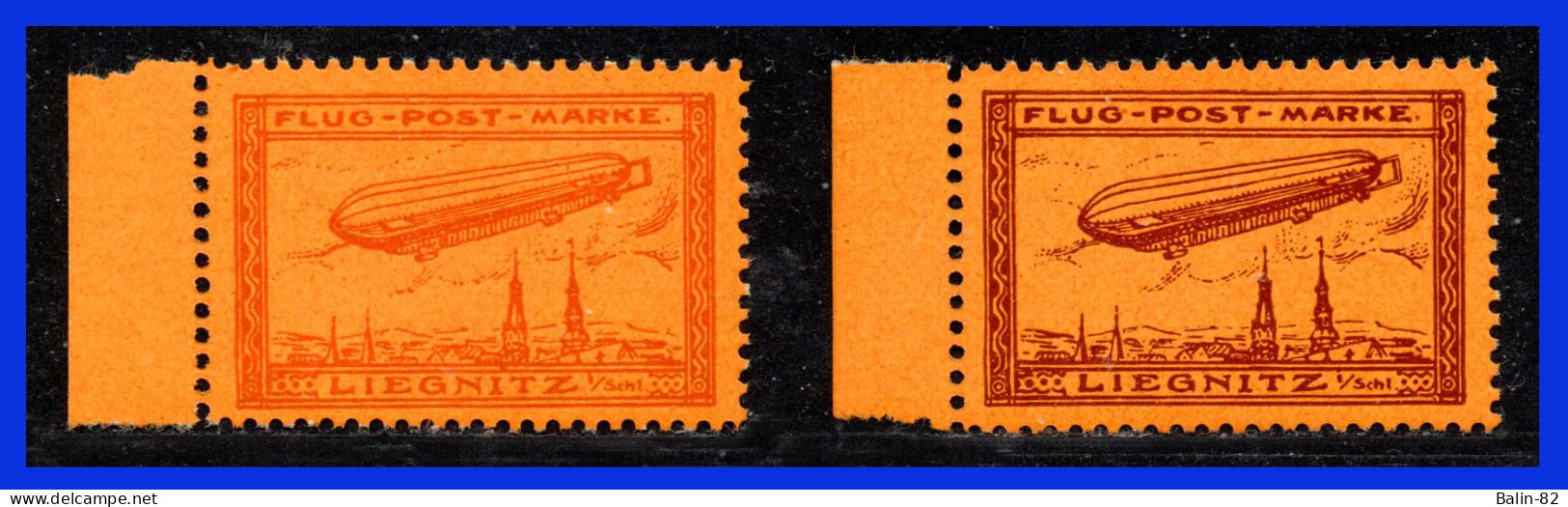 1913 - Alemania - Liegnitz - Scott Nº 8a - 8b - MNH -  AL- 15 - 03 - Unused Stamps