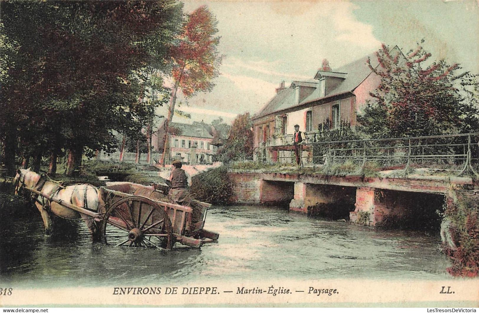 FRANCE - Environs De Dieppe - Martin-2glise - Paysage - Carte Postale Ancienne - Dieppe