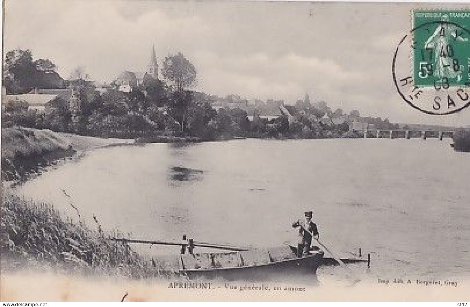 APREMONT       Vue Générale En Amont         Barque De Passeur - Otros & Sin Clasificación