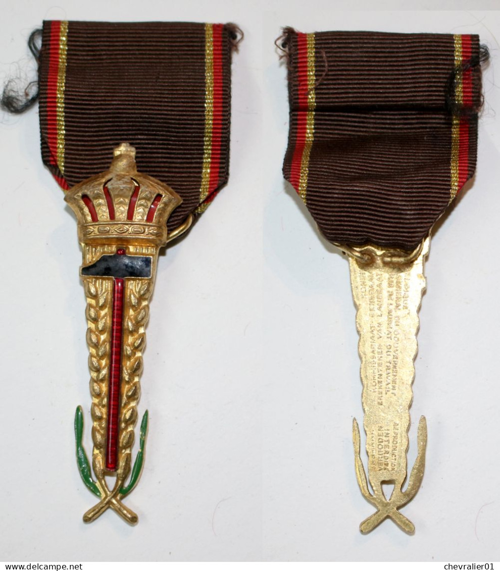 Médaille-BE-040_Elite Du Travail _Lauréats_Or_21-02-1 - Professionnels / De Société