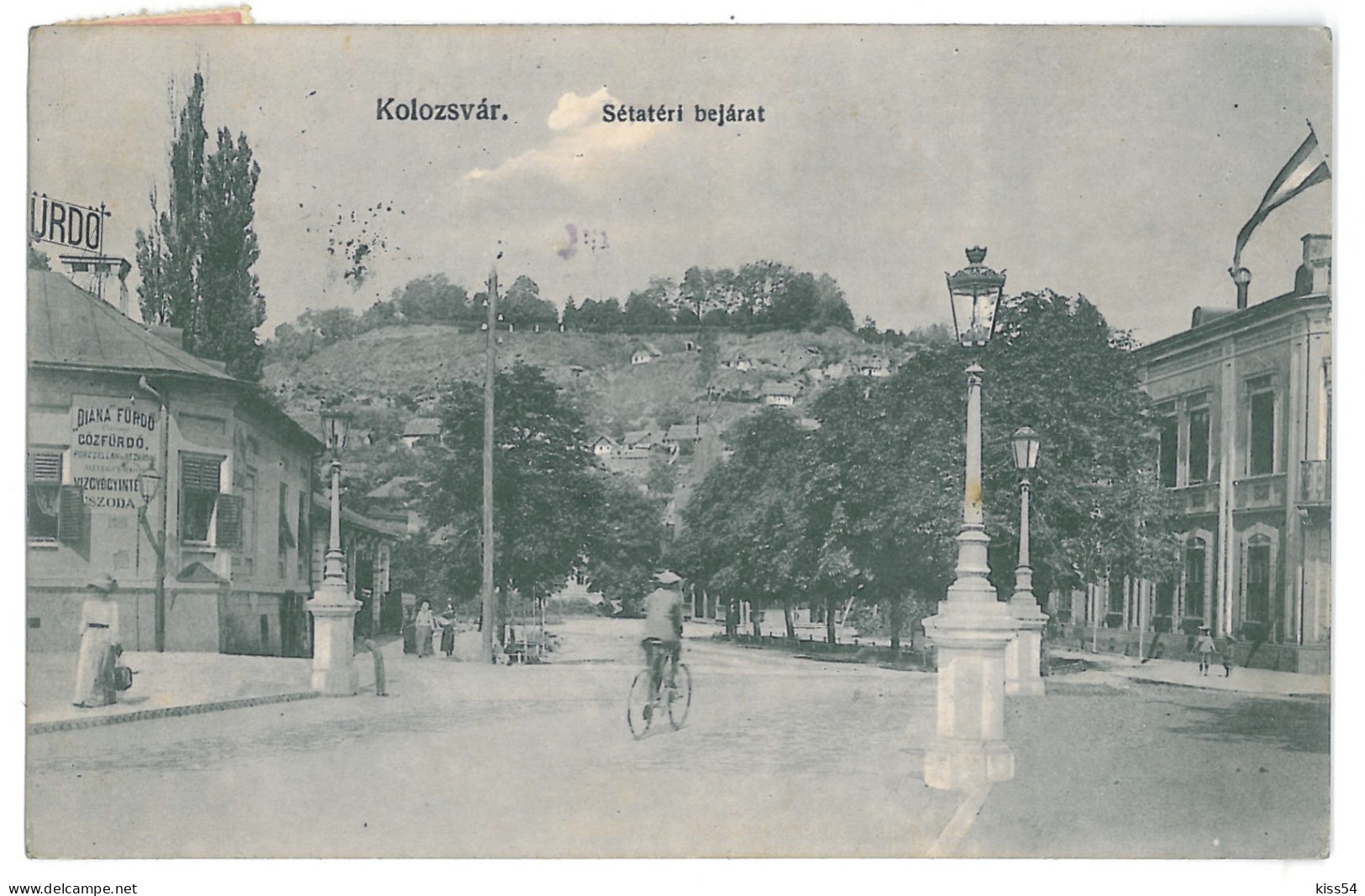 RO 89 - 14902 CLUJ, Bike, Romania - Old Postcard - Used - 1916 - Roemenië