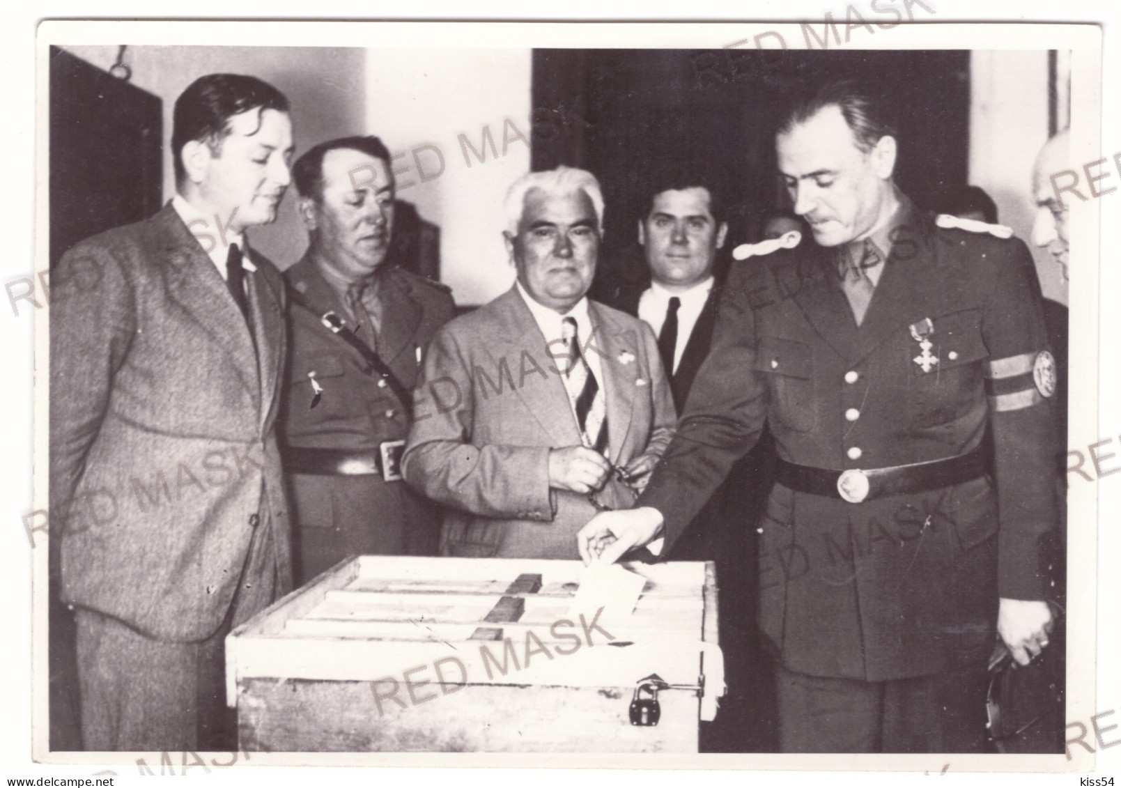 RO 89 - 19049 BUCHAREST, Grigore GAFENCU, Minister Of Foreign Affairs, Voting - Old Press Photo - 1939 - Roemenië