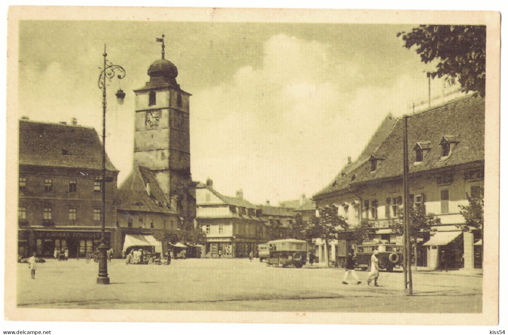 RO 89 - 21188 SIBIU, Market, Romania - Old Postcard - Used - 1939 - Roemenië