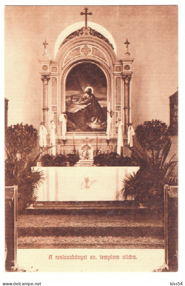 RO 89 - 21184 RESITA, Evanghelical Church, Romania - Old Postcard - Unused - Rumania