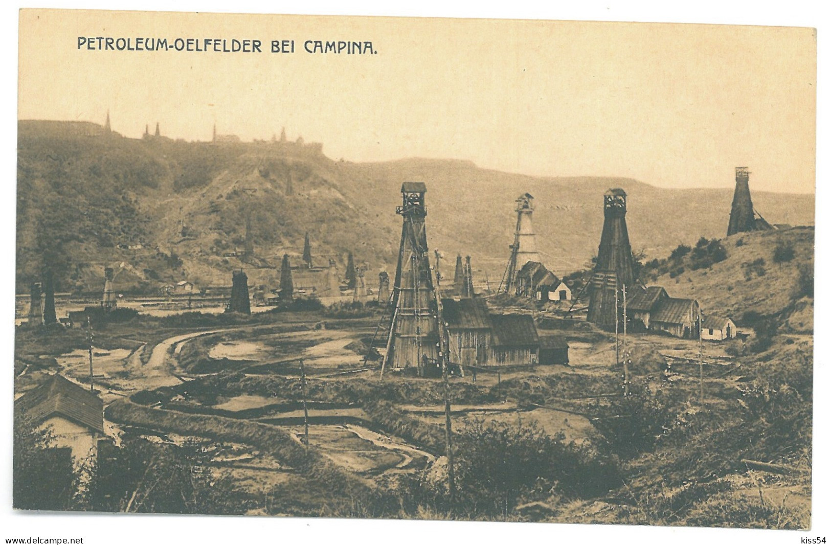 RO 89 - 25031 CAMPINA, Prahova, Oil Wells, Romania - Old Postcard - Unused - Roemenië