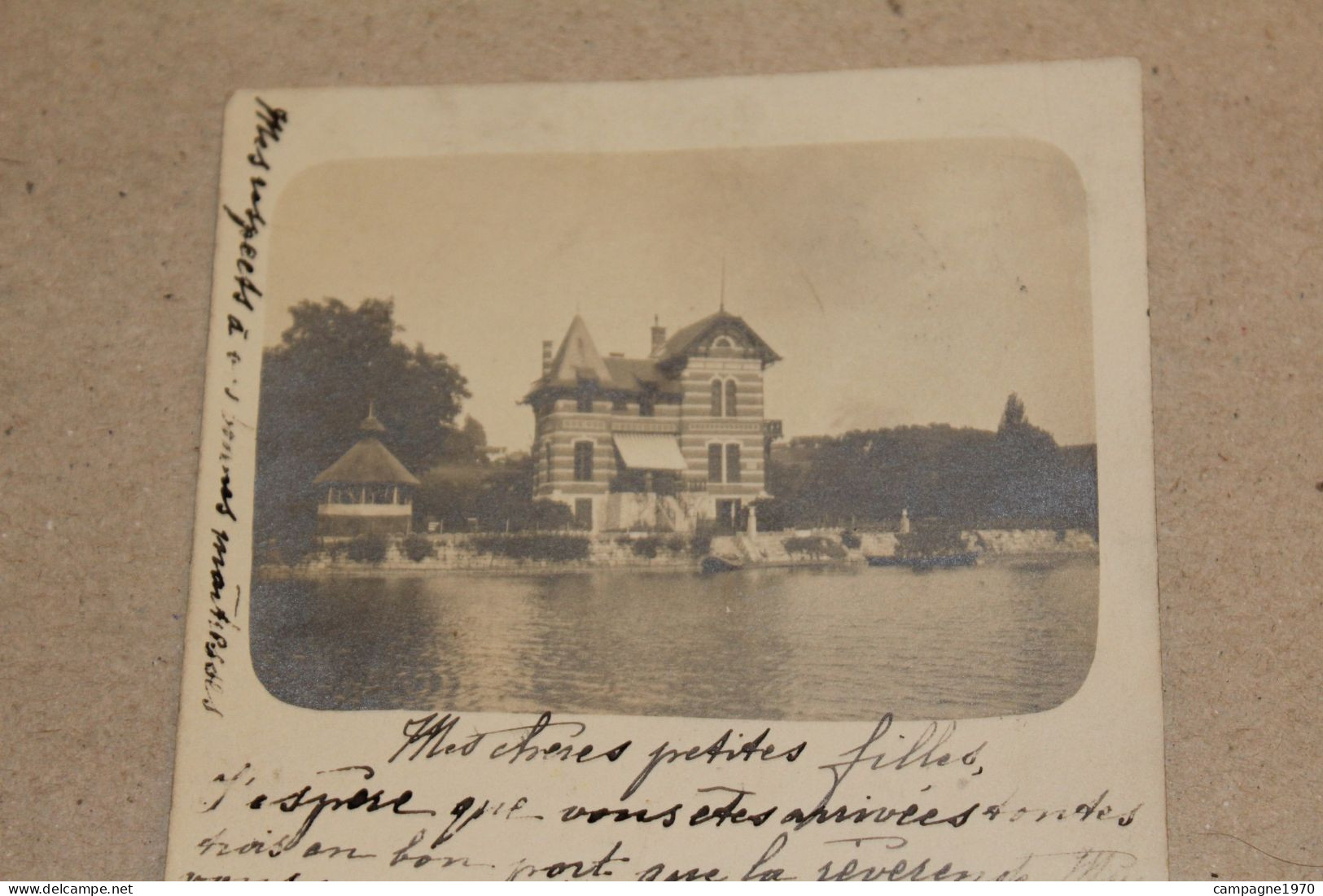 CPA PHOTO UNIQUE !! NAMUR - VILLA AU BORD DE MEUSE - A SITUER - VERS 1904 - Namur